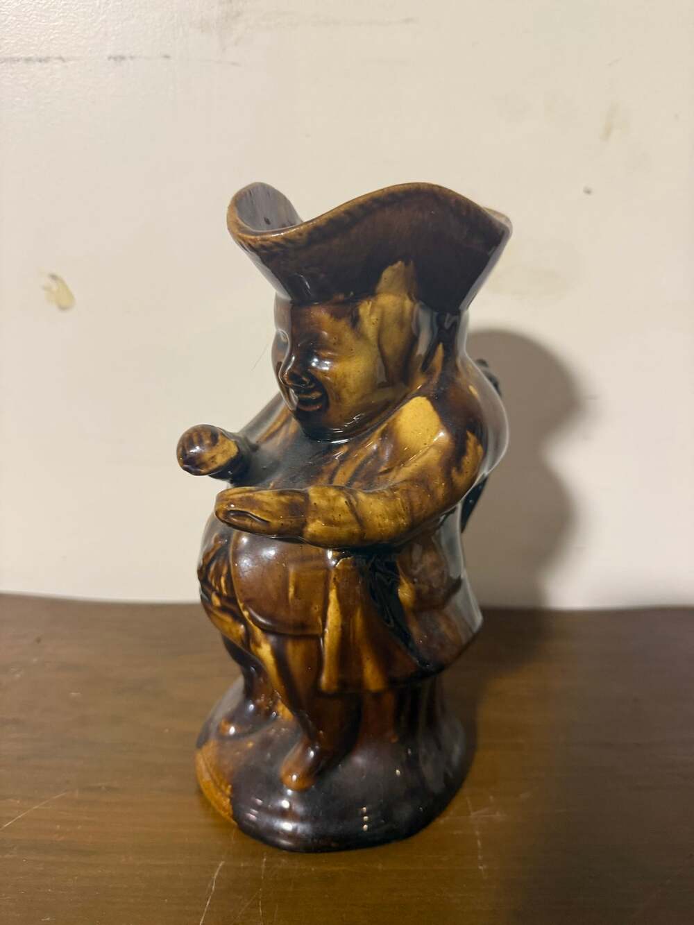 Antique 19th-century English Toby Jug Pitcher The Classic Snuff Taker character